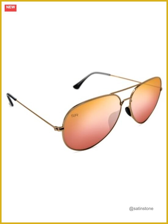 Polarized Aviator Sunglasses Metal Frame Stainless Steel main image 4